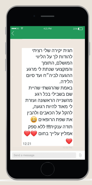 חגית לוינגר סויסה וואטסאפ