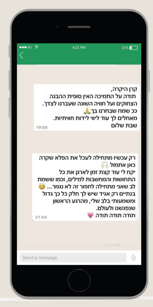 ווטסאפ קרן איתן